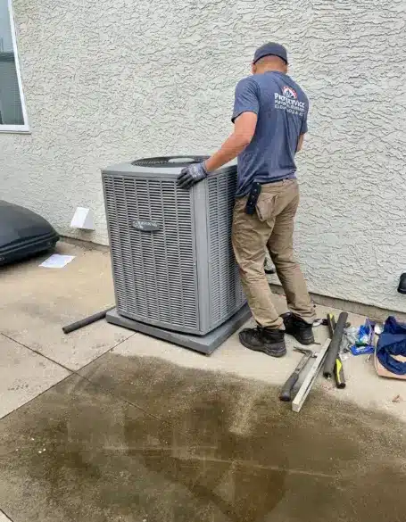 Pro Service Mechanical AC installation in Saskatoon