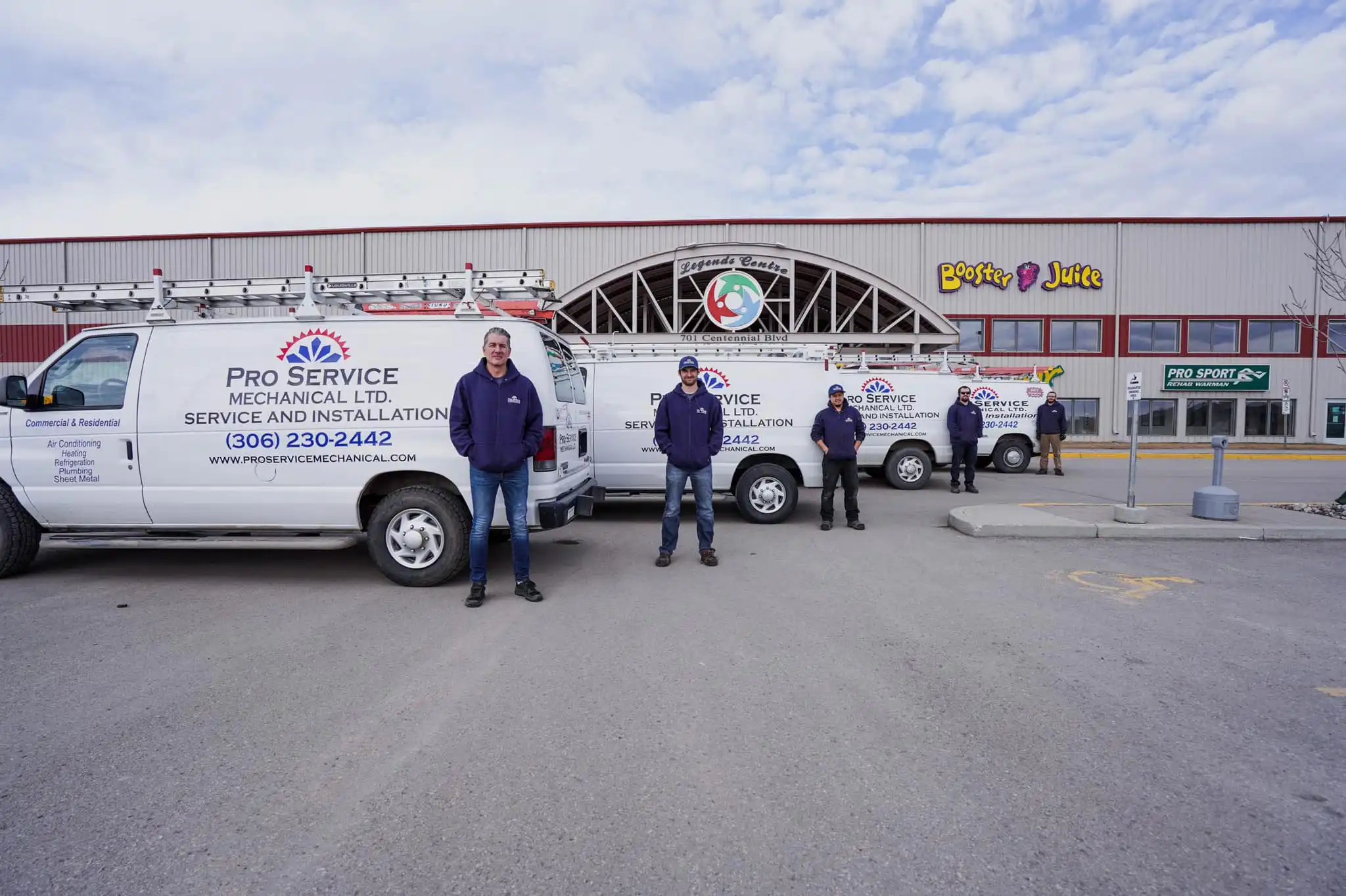 Pro Service Mechanical AC installation in Saskatoon